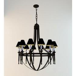 Ceiling light - Wrought iron chandelier 