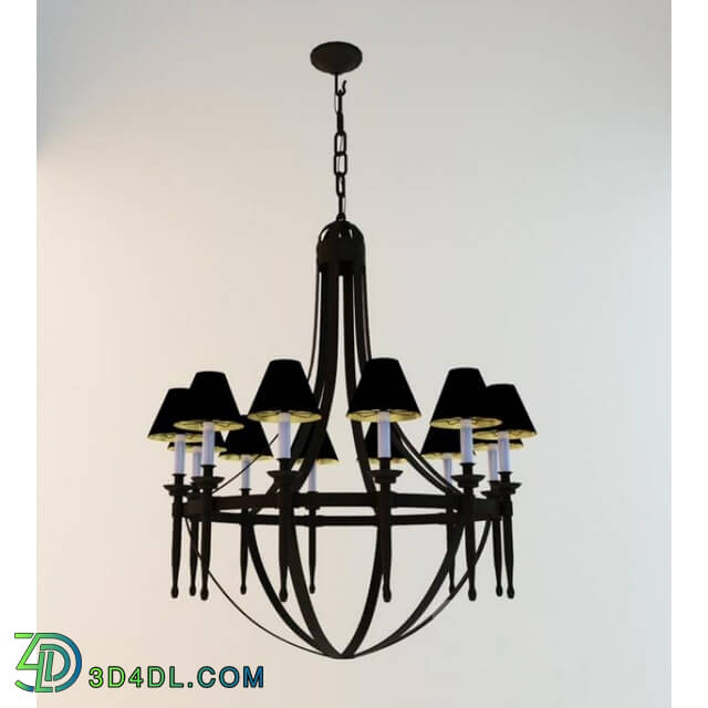 Ceiling light - Wrought iron chandelier