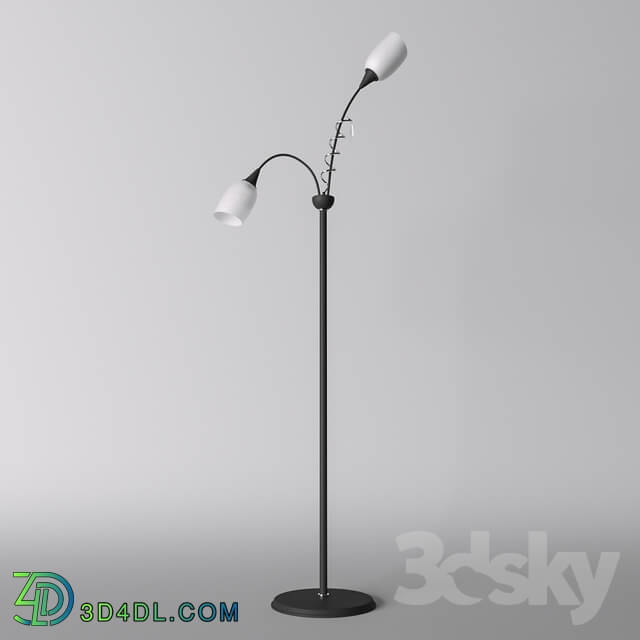 Floor lamp - floor lamp with decoration