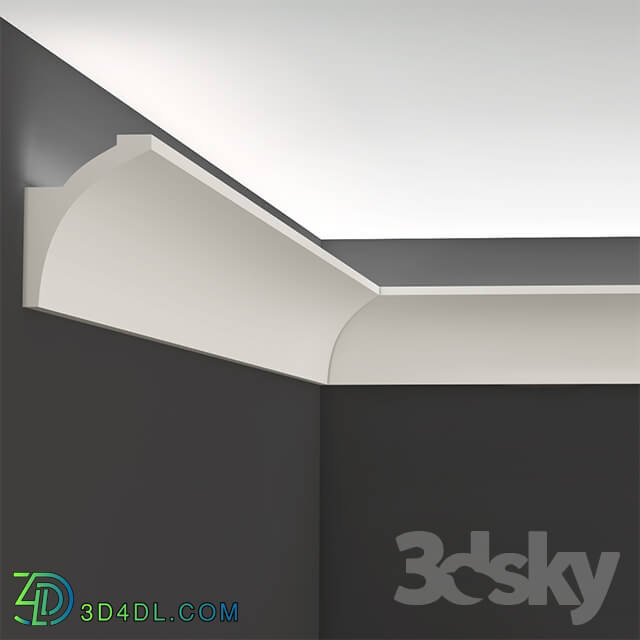 Decorative plaster - Light cornice