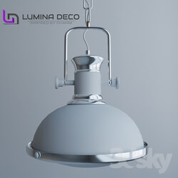 Ceiling light - _OM_ Pendant lamp Lumina Deco Batore white 