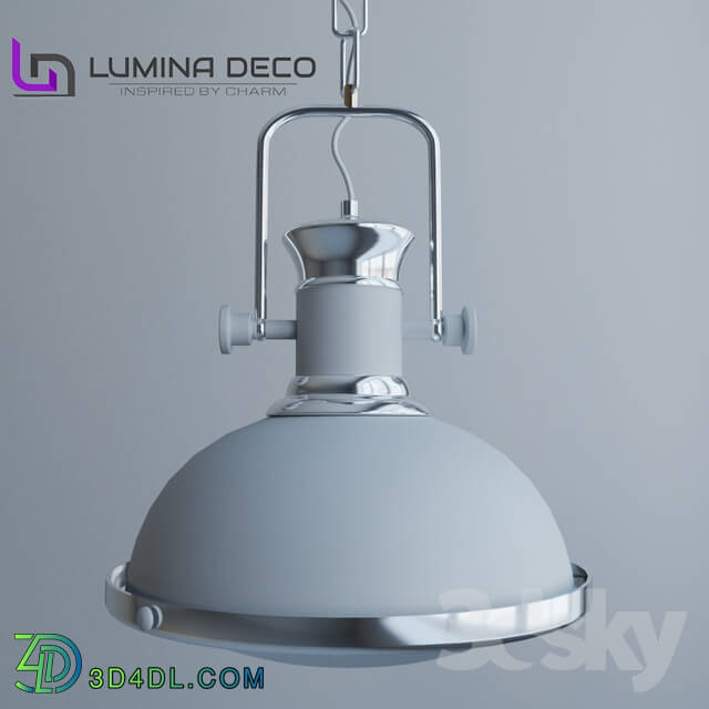 Ceiling light - _OM_ Pendant lamp Lumina Deco Batore white