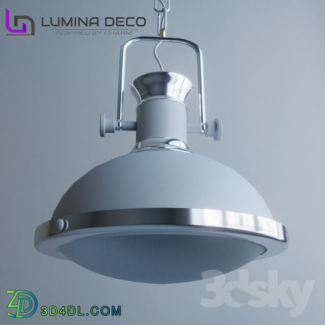 Ceiling light - _OM_ Pendant lamp Lumina Deco Batore white