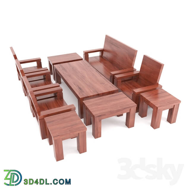 Table _ Chair - Japanese style chair set