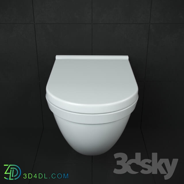 Toilet and Bidet - Duravit toilet _ 222509