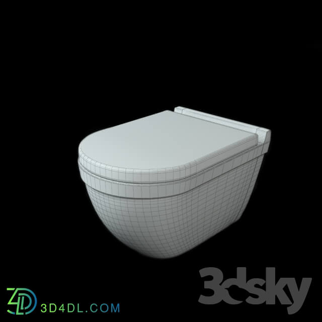 Toilet and Bidet - Duravit toilet _ 222509