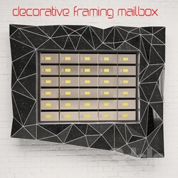 Other decorative objects - Decorative bezels mailboxes 