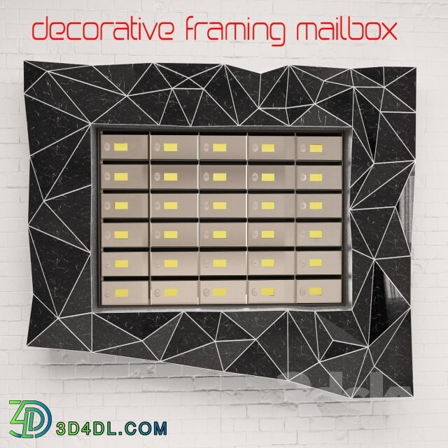 Other decorative objects - Decorative bezels mailboxes