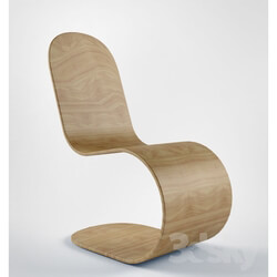 Chair - A Chair made of curved plywood 