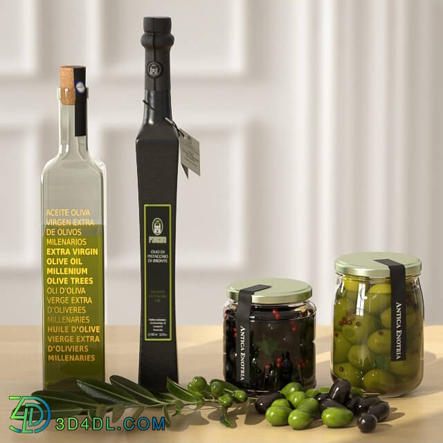 Other kitchen accessories - Olive and Oil set