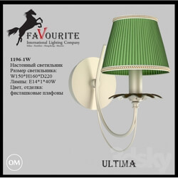 Wall light - Favourite 1196-1W Sconce 