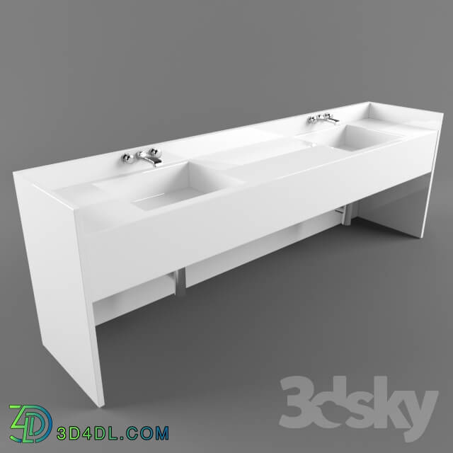 Wash basin - Sink double bowl