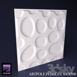 3D panel - Artpole Pebbles 