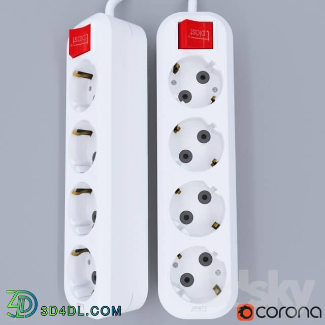 Miscellaneous - Extension 4 socket