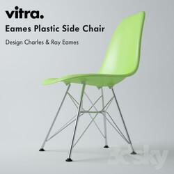 Chair - VITRA. Eames Plastic Side Chair DSR 