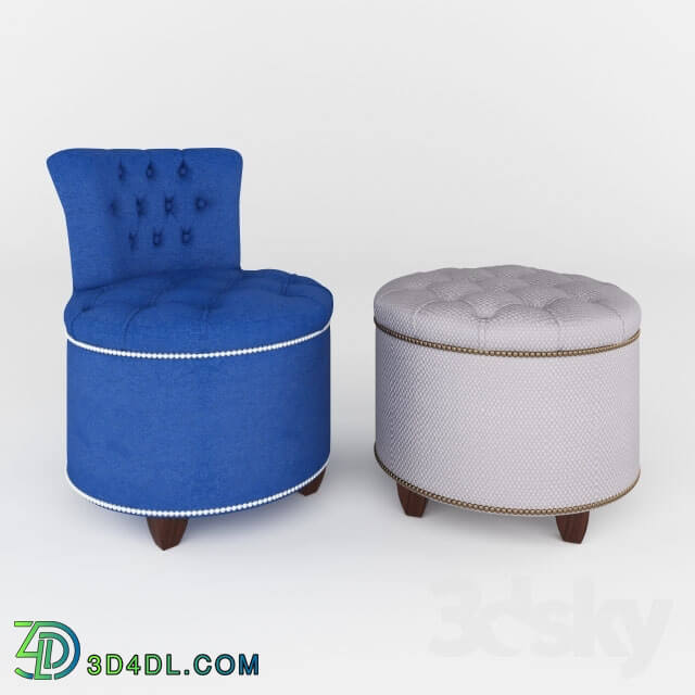 Other soft seating - Poof _quot_Rococo_quot_ Homemotions