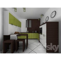 Kitchen - Green kitchen 