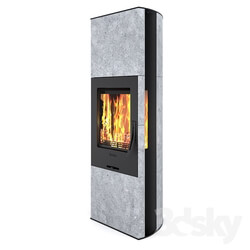 Fireplace - Fireplace of talc magnesites_ Contura 35T 