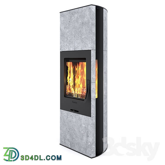 Fireplace - Fireplace of talc magnesites_ Contura 35T