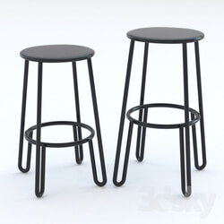 Chair - Huggy Bar stool - Made in design Editions 