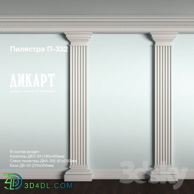 Decorative plaster - P-332_400x126mm