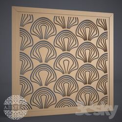 Other decorative objects - AlteroStyle Carved panel MDF RA005 