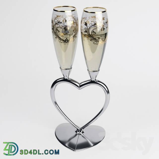 Tableware - Wedding glasses