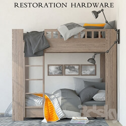 Bed - Restoration Hardware Callum bunk bed 