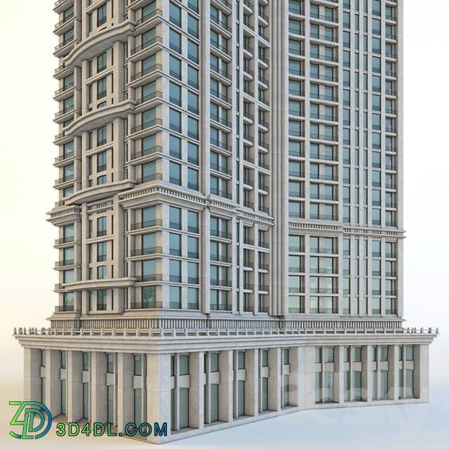 Building - neoclassical highrise building