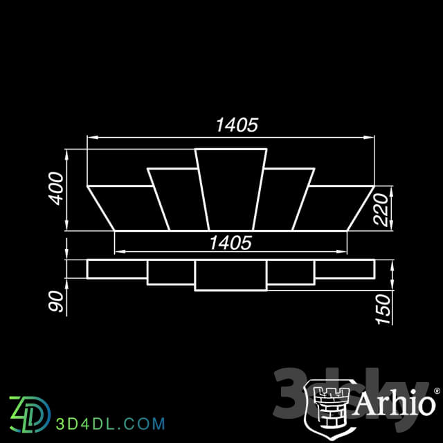 Decorative plaster - Keystone AZ40-1 Arhio_