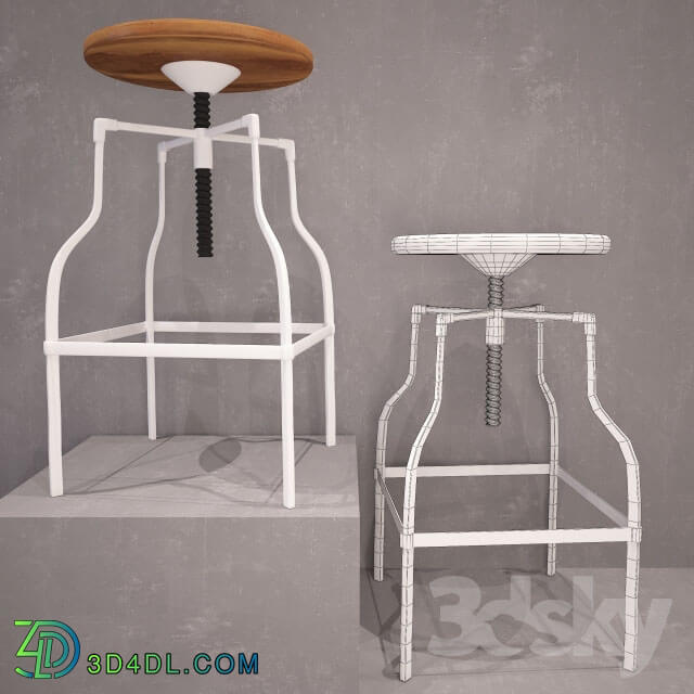 Table _ Chair - Barstool Machinist