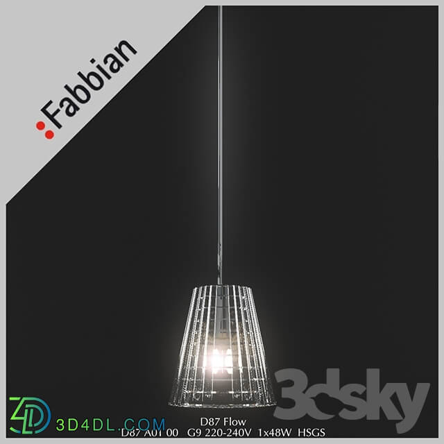 Ceiling light - OM Fabbian D87 Flow