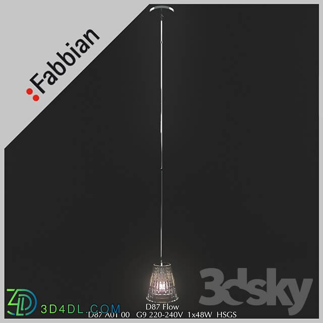 Ceiling light - OM Fabbian D87 Flow