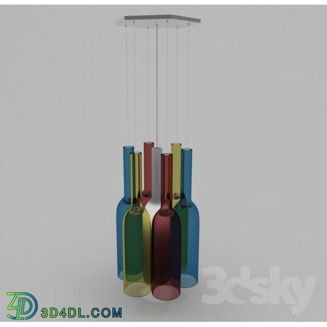 Ceiling light - Chandelier Jar RGB