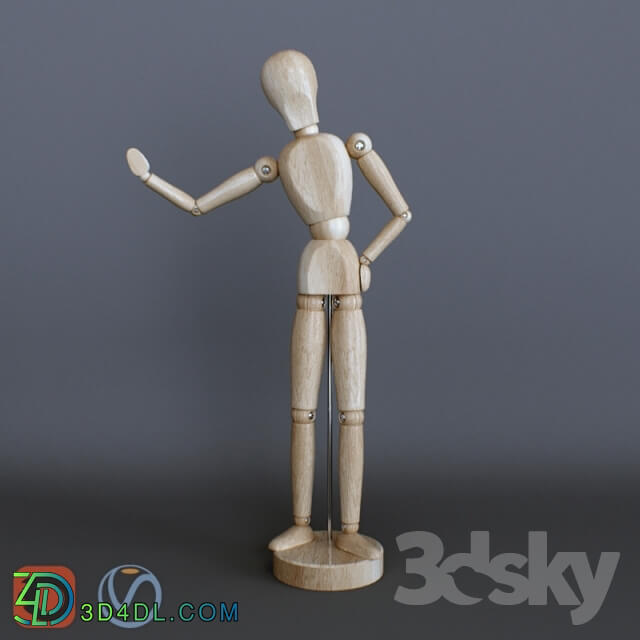 Other decorative objects - Gestalta_ figure wooden man