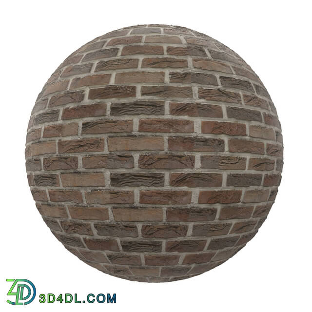 CGaxis-Textures Brick-Walls-Volume-09 brown brick wall (03)