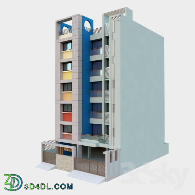 Building - Tanishq_Multi_Story_Building_india