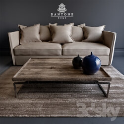 Sofa - Divan Annecy_ coffee table TY380-YM and carpet MAQ-02-Taupe from Dantone home 