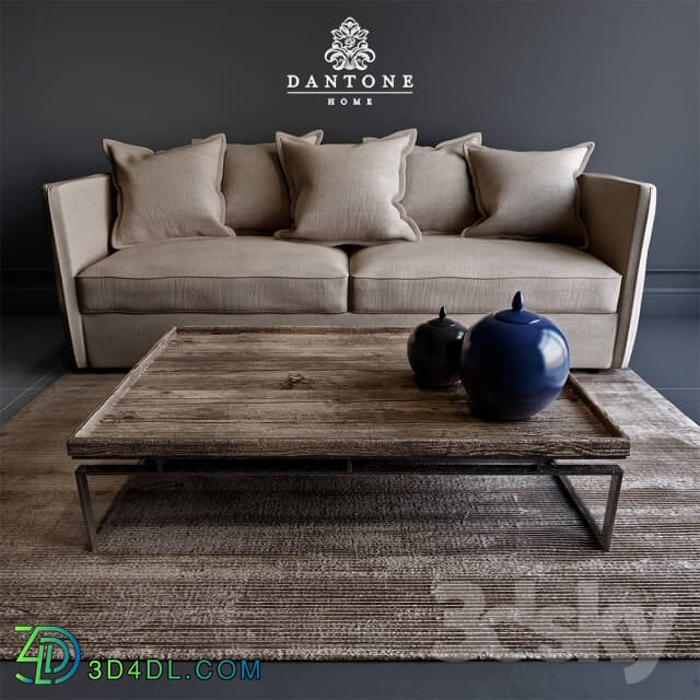 Sofa - Divan Annecy_ coffee table TY380-YM and carpet MAQ-02-Taupe from Dantone home