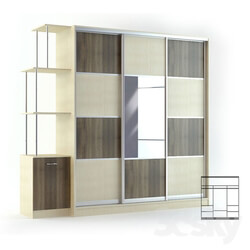 Wardrobe _ Display cabinets - Wardrobe-kupe_2100 