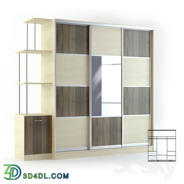 Wardrobe _ Display cabinets - Wardrobe-kupe_2100