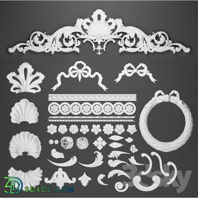 Decorative plaster - ornament