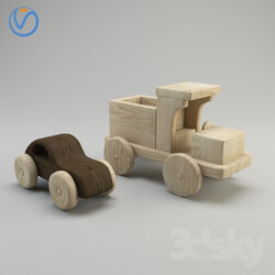 Toy - Wooden machines 