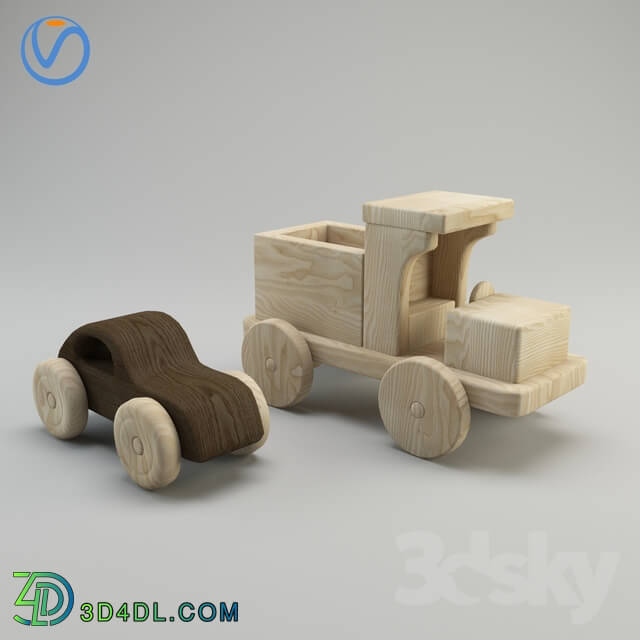 Toy - Wooden machines