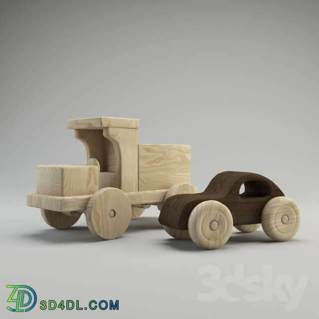 Toy - Wooden machines