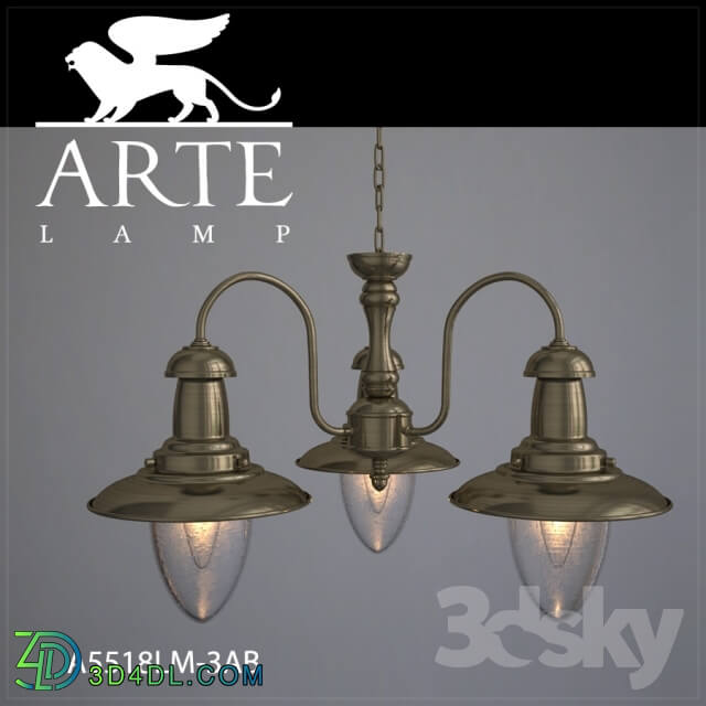 Ceiling light - Chandelier ArteLamp A5518LM-3AB