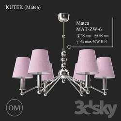 Ceiling light - KUTEK matea mat-zw-6 