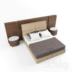 Bed - Leather Bed _ Commode 