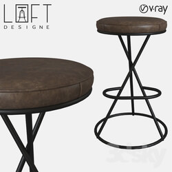 Chair - Bar stool LoftDesigne 2040 model 