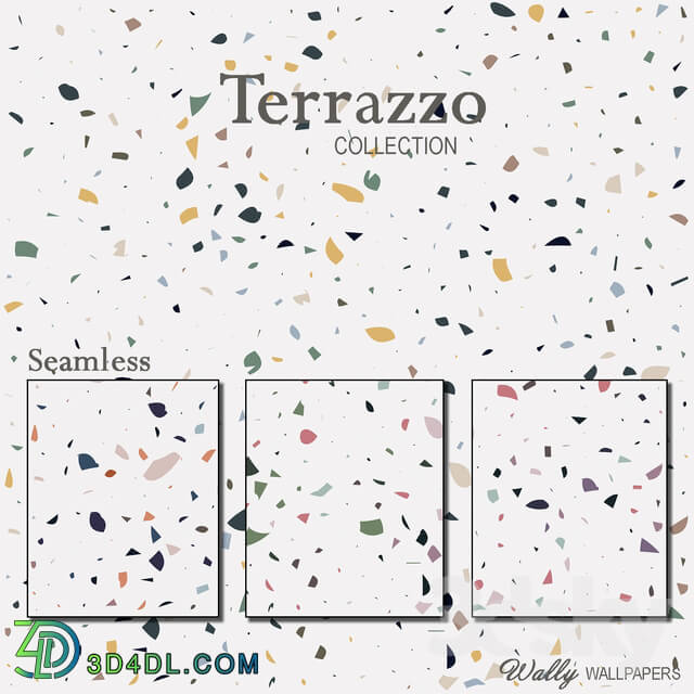 Wall covering - Wallpaper Wally Terrazzo - Terrazzo 1